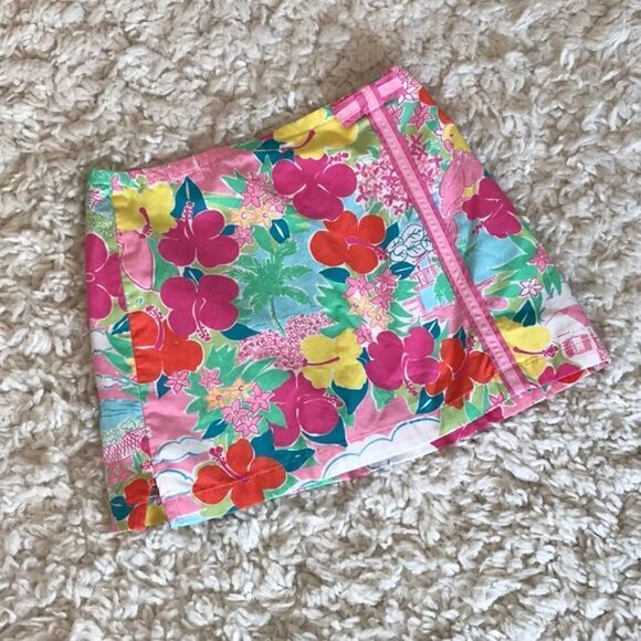 Vintage Lilly Pulitzer Harbor View Skort Skirt - Picture 1 of 5
